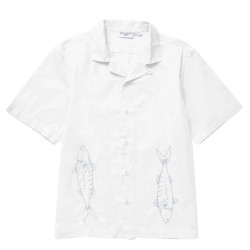Service Works Unisex πουκάμισο Mackerel Shirt